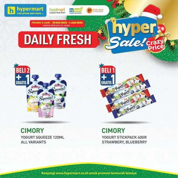 Promo JSM Hypermart Hyper Diskon Weekend Periode 29 Desember 2023-1 Januari 2024