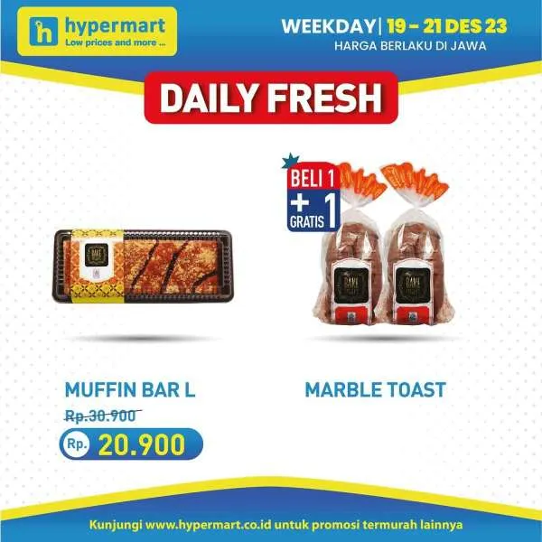 Promo Hypermart Hyper Diskon Weekday Periode 19-21 Desember 2023