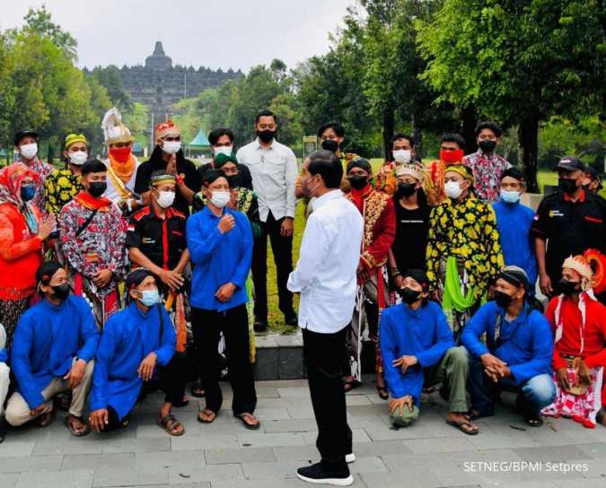 Jokowi Minta Ajang Seni di Borobudur Rutin Digelar untuk Tarik Wisatawan