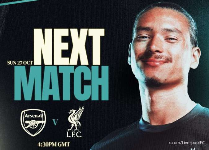 Arsenal vs Liverpool: Prediksi Skor, Line Up, Link Live Streaming Hari Ini