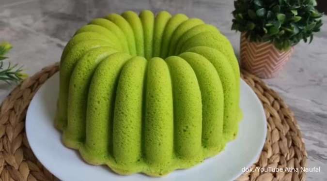 Resep Bolu Pandan Santan yang Super Empuk dan Wangi, 100% Berhasil No Bantat