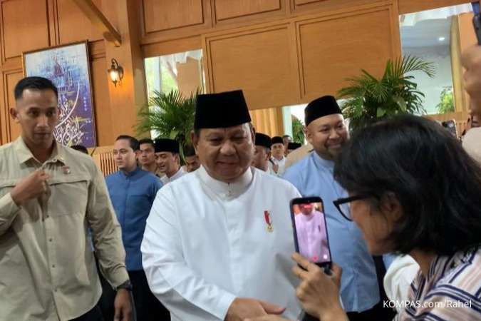 Prabowo Sapa Masyarakat dalam Open House di Istana Kepresidenan