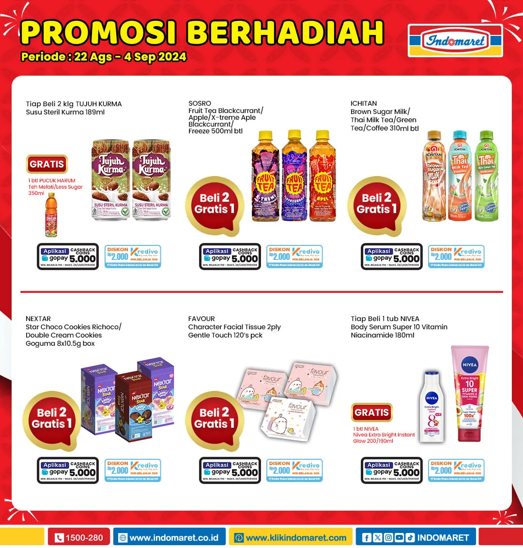 Promo Berhadiah Indomaret Periode 22 Agustus-4 September 2024
