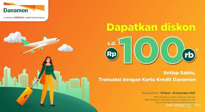 Promo Kartu Kredit Danamon, Nikmati Diskon Tiket Pesawat PegiPegi hingga Rp 100.000