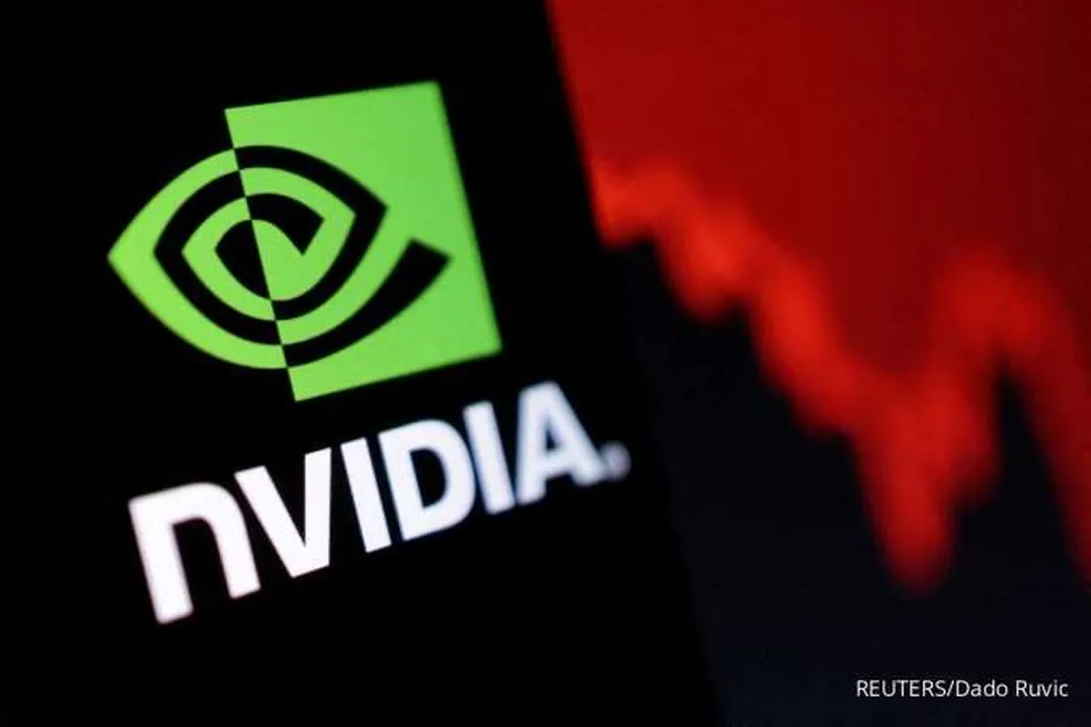 Didorong Euforia AI, Nilai Pasar Nvidia Nyaris Sentuh US$ 4 Triliun