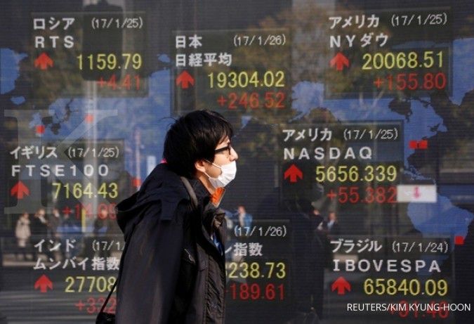 Bursa Asia dapat suntikan tenaga dari Wall Street