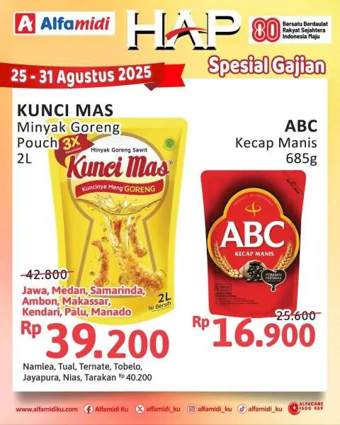 Promo Alfamidi Hemat Satu Pekan Periode 25-31 Agustus 2025