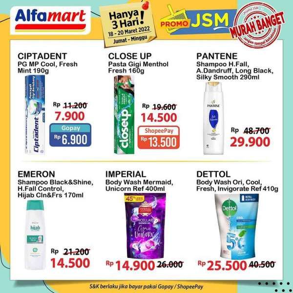 Promo JSM Alfamart Mulai 18-20 Maret 2022