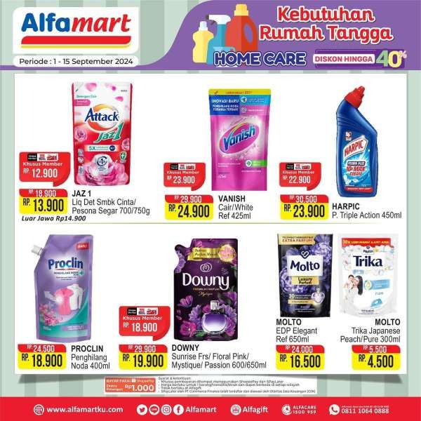 Promo Alfamart 1-15 September 2024 Spesial Home Care