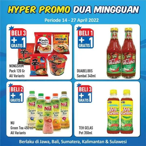 Promo Hypermart Dua Mingguan Periode 14-27 April 2022