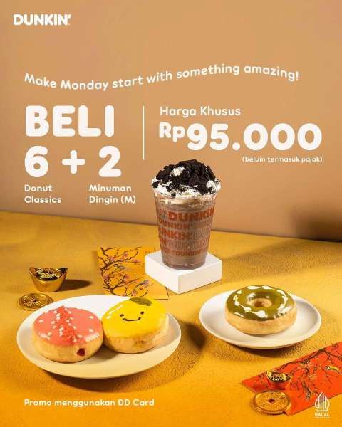 Promo Dunkin Spesial Hari Senin