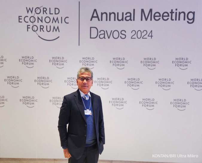 Hadiri WEF 2024, Direktur Utama BRI Sunarso Ungkap Peran Holding Ultra Mikro