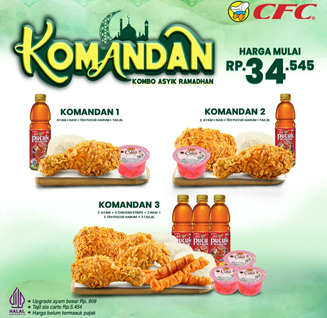 Promo CFC Indonesia edisi Maret-April 2024: Paket Komandan
