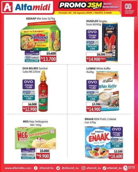 Promo JSM Alfamidi 22-24 Agustus 2025