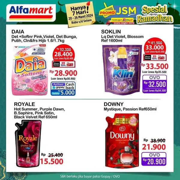 Promo JSM Alfamart Hanya 7 Hari Periode 20-26 Maret 2024