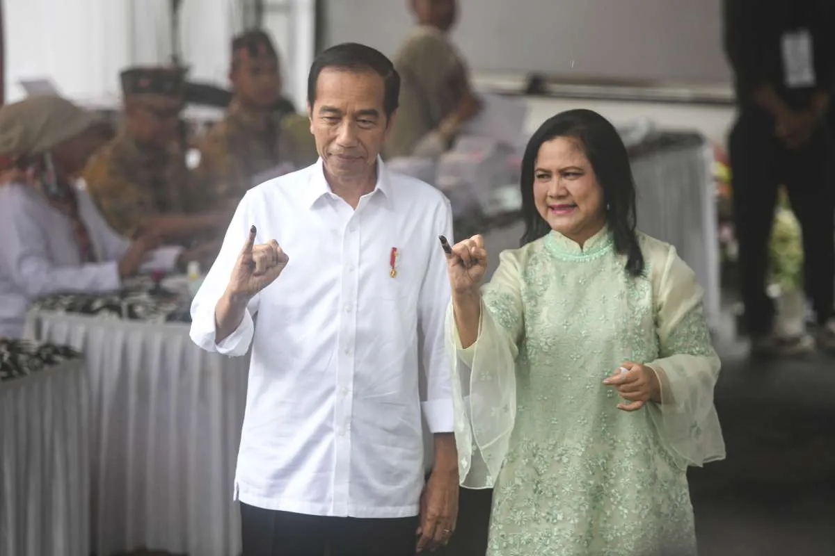 Telah Mencoblos, Jokowi Berharap Pemilu Berjalan Jujur dan Adil