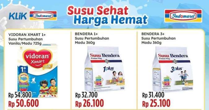 Manfaatkan Promo Indomaret 1-15 November 2022 untuk Belanja Kebutuhan Susu Keluarga