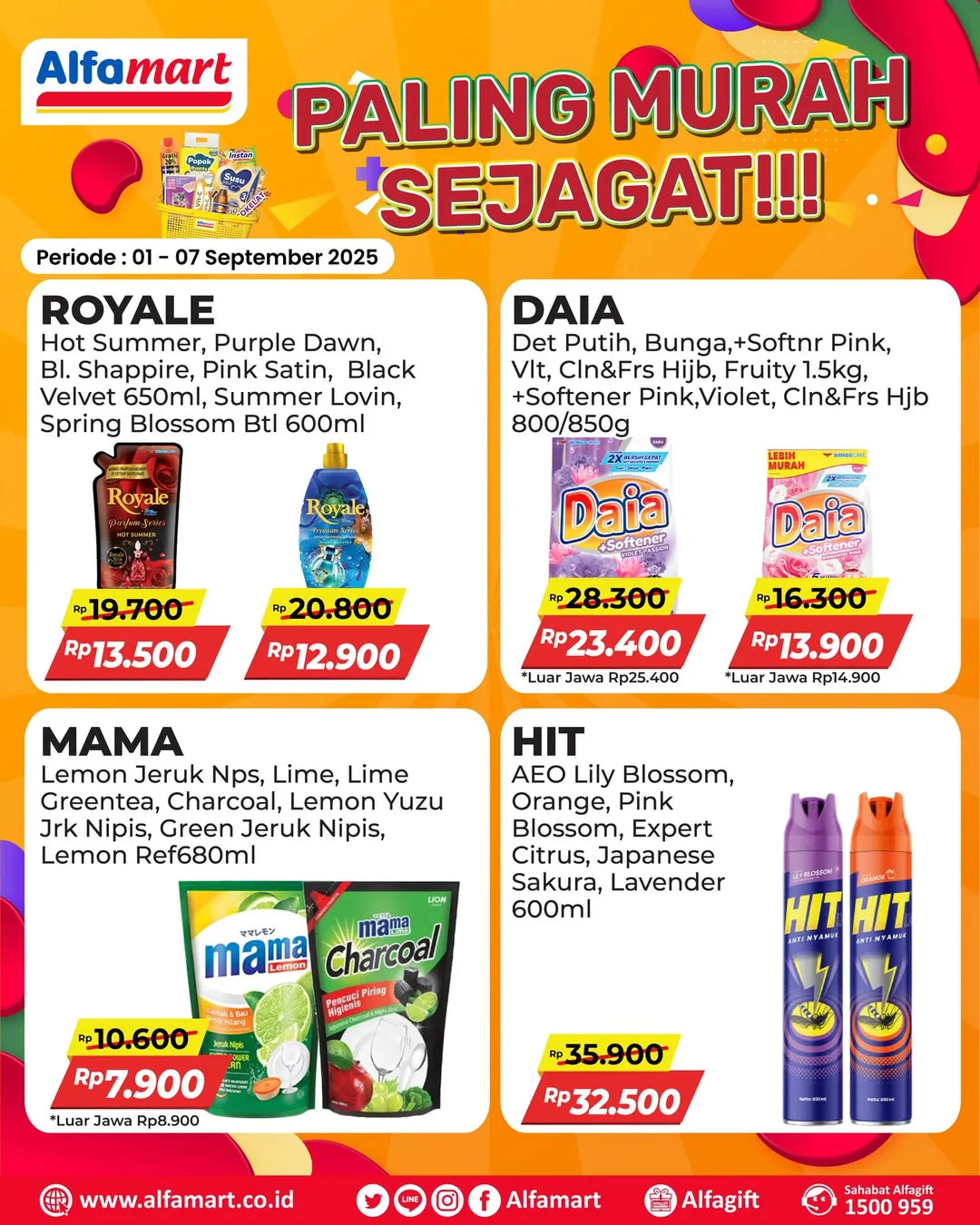 Promo Alfamart Paling Murah Sejagat Periode 1-7 September 2025