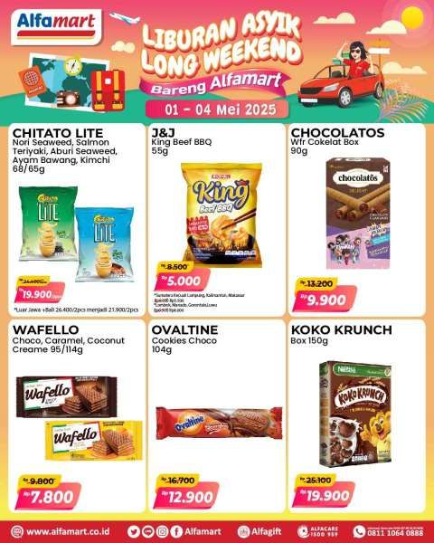 Promo Alfamart Long Weekend 1-4 Mei 2025