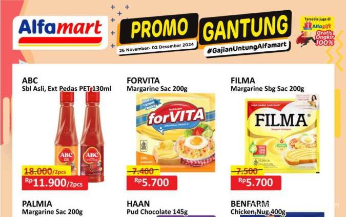 Promo Alfamart Gantung 2 Desember 2024, Produk Kebutuhan Dapur Lebih Hemat Hari Ini