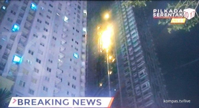 Kebakaran Neo Soho melanda hampir semua lantai