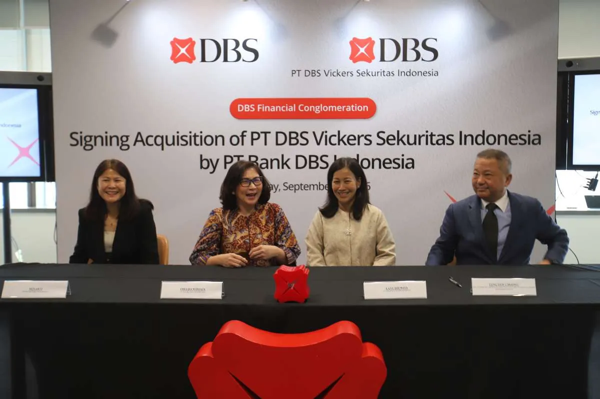 DBS Indonesia Resmi Menjadi Pemegang Saham Pengendali DBS Vickers Sekuritas Indonesia