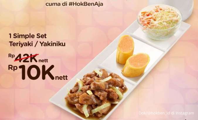 Promo HokBen 10.10 di Bulan Oktober 2024, Makan Hemat Harga Mulai Rp 10.000-an Saja