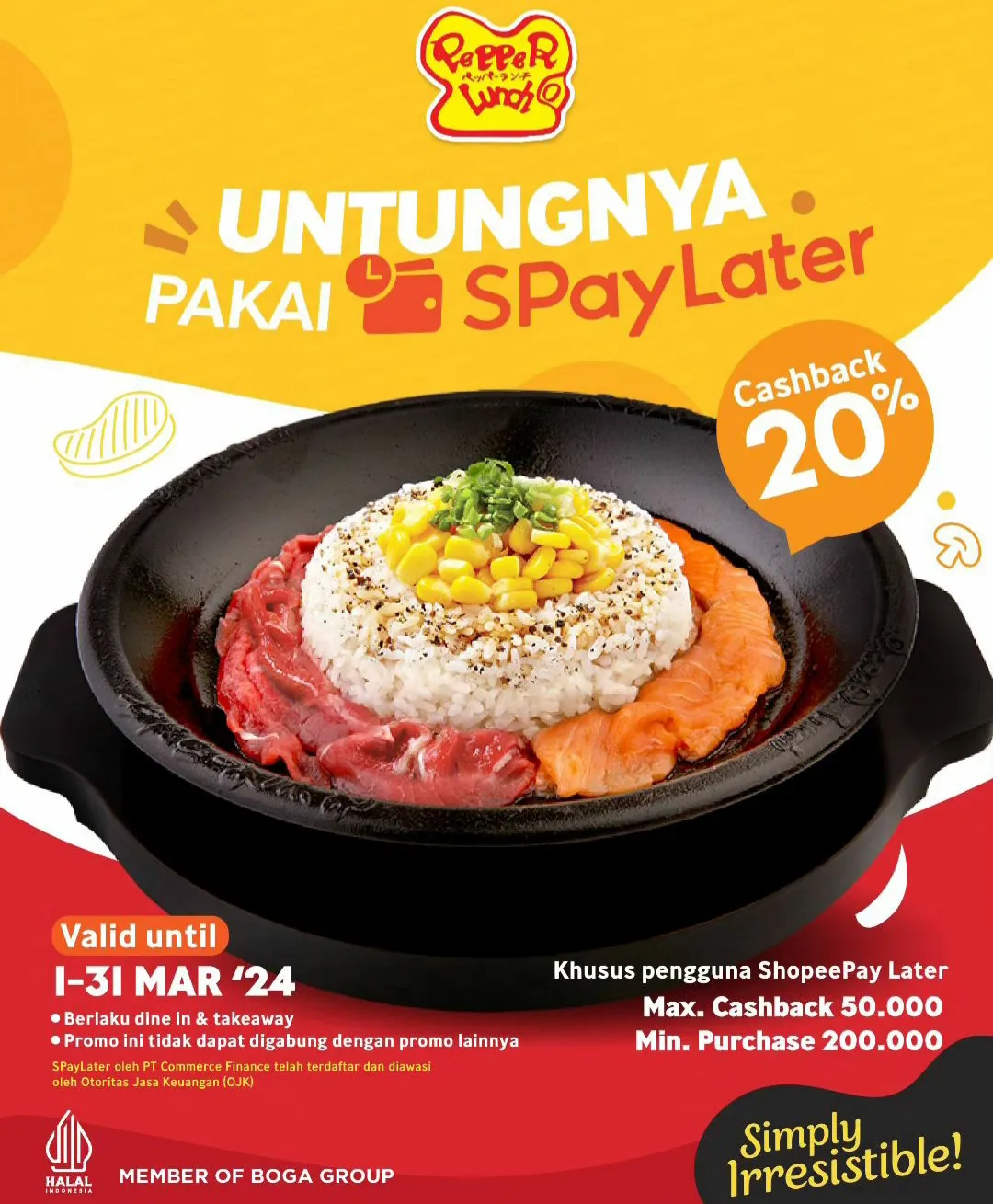 Promo Pepper Lunch 1-31 Maret 2024