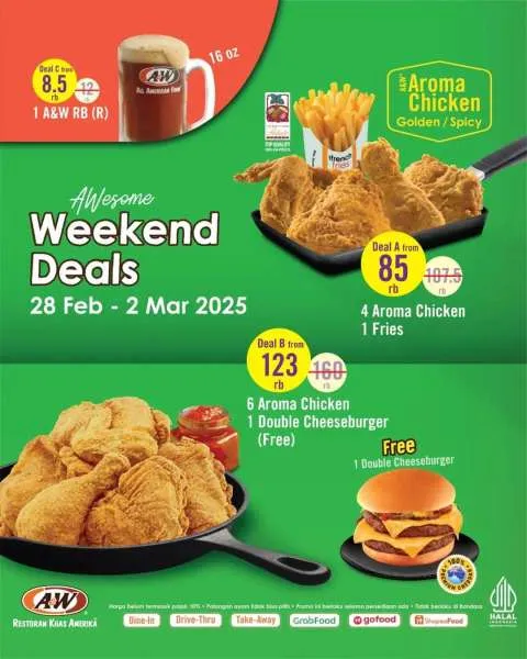 Promo A&W Weekend