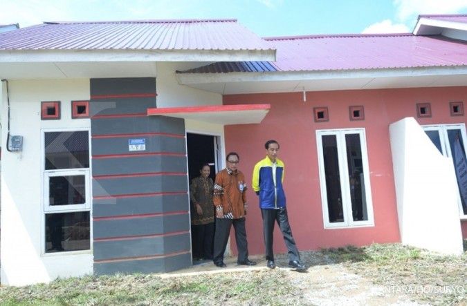 Jokowi resmikan proyek rumah rakyat DP 1%