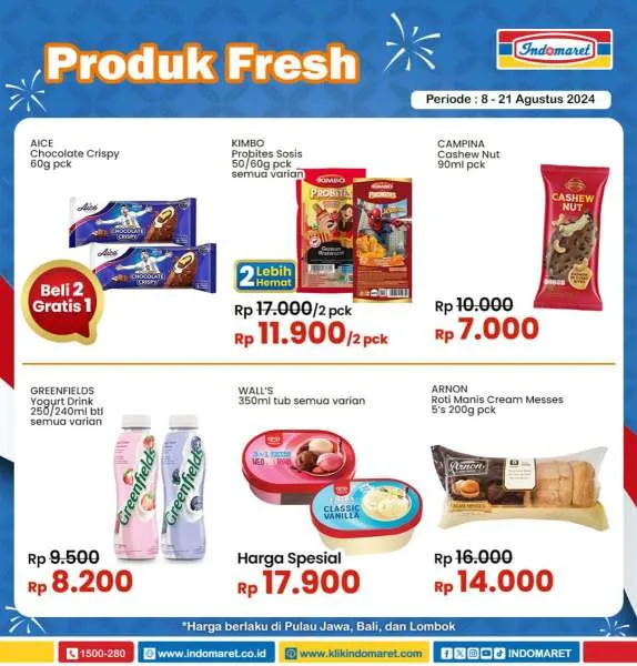 Promo Indomaret Super Hemat Periode 8-21 Agustus 2024