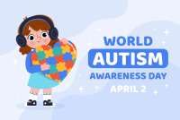 25 Twibbon World Autism Awareness Day, Diperingati Setiap 2 April