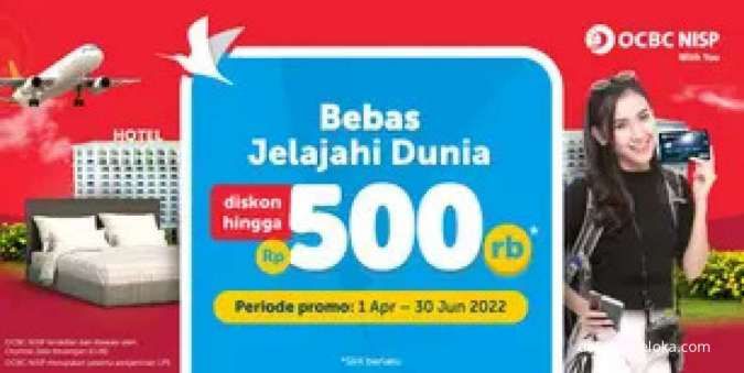 Promo OCBC NISP di Traveloka, Diskon Tiket Pesawat dan Hotel hingga Rp 500.000