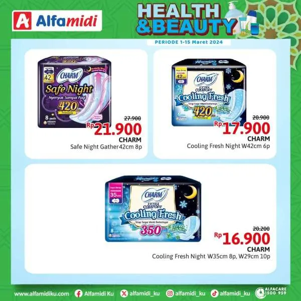 Promo Alfamidi Health & Beauty Periode 1-15 Maret 2024