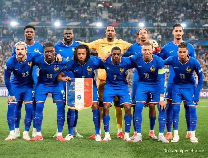 Jadwal Pertandingan Ukraina vs Prancis di Kualifikasi Piala Dunia 2026 Zona Eropa