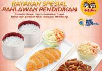 Promo HokBen Hari Guru Nasional 2025, Chiken Teriyaki & Katsu Lebih Murah