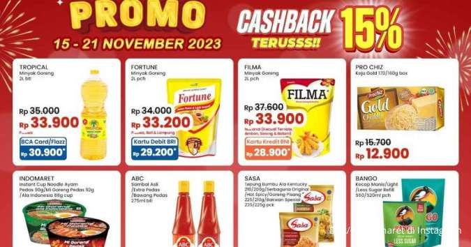 Promo Indomaret Mulai 15 November 2023, Product of The Week Beli 2 Lebih Hemat