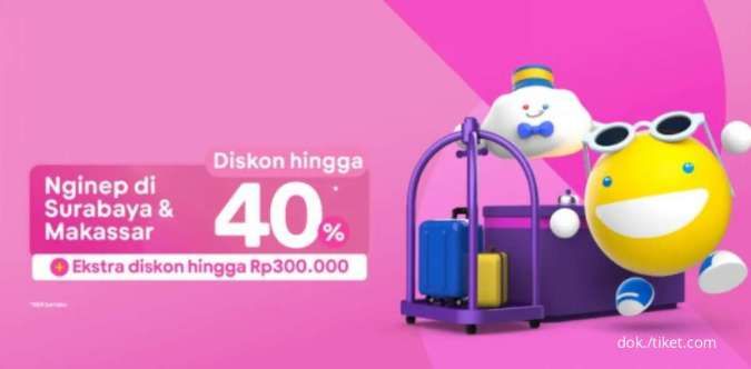 Promo Tiket.com Hingga 20 Maret 2022, Diskon Hotel di Surabaya & Makassar hingga 40%