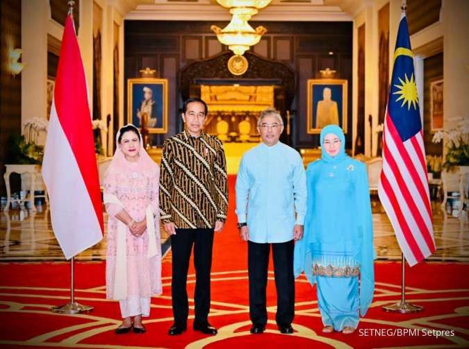 Sebelum Kembali Ke Tanah Air, Presiden Jokowi dan Iriana Bertemu Raja Malaysia