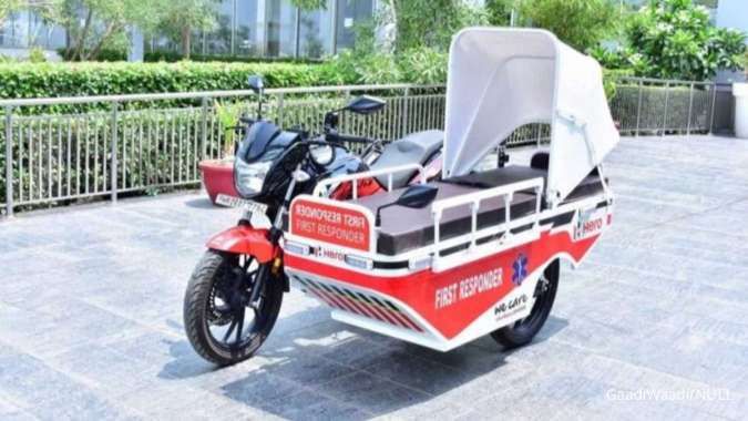 Hero Xtreme 200R, motor ambulans untuk tembus daerah pelosok di India