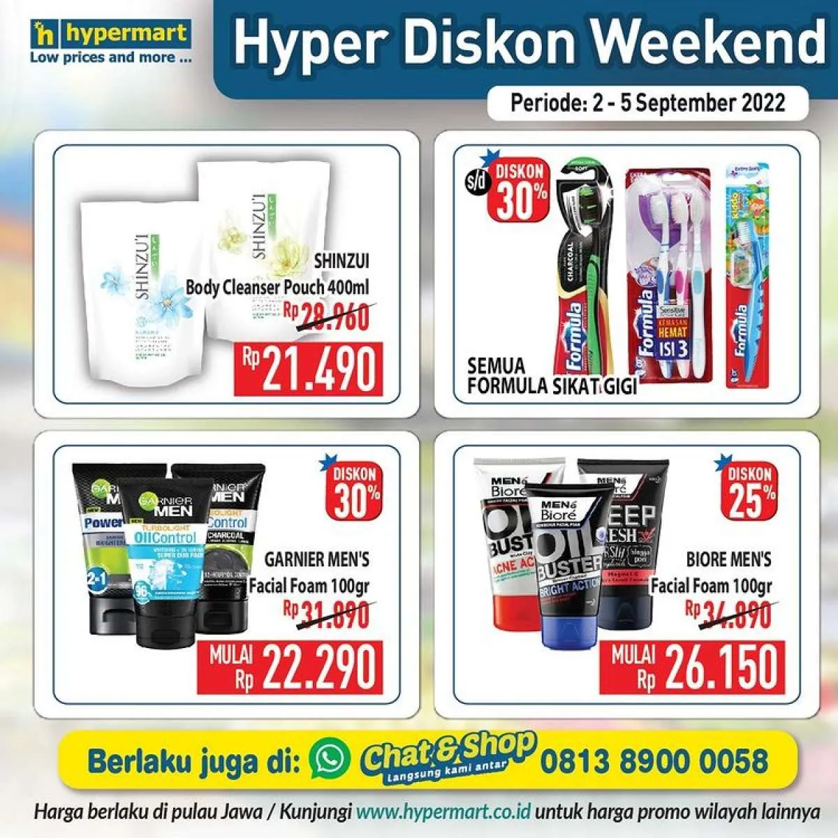 Katalog Promo Hypermart Hyper Diskon Weekend Periode 2-5 September 2022
