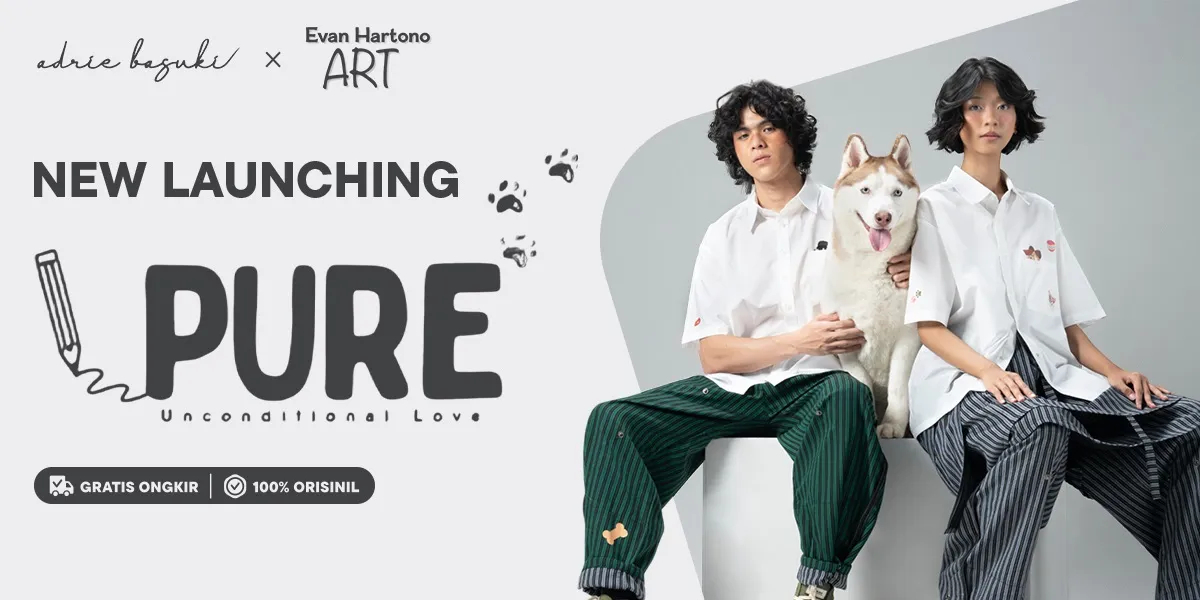 Koleksi PURE Karya Adrie Basuki dan Seniman Evan Hartono Eksklusif ada di Blibli.