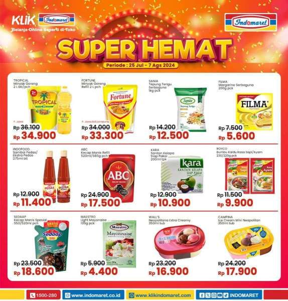 Promo Es Krim Indomaret Edisi Super Hemat 25 Juli-7 Agustus 2024