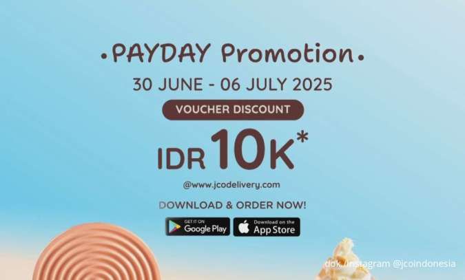 Ada Diskon Rp 10.000 di Promo JCO Payday Promotion, Cuma sampai 6 Juli 2025