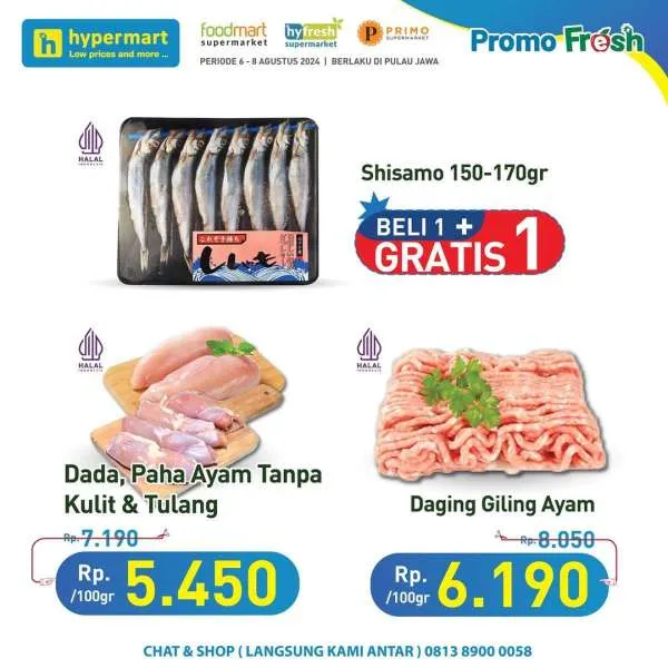 Promo Hypermart Hyper Diskon Weekday Periode 6-8 Agustus 2024