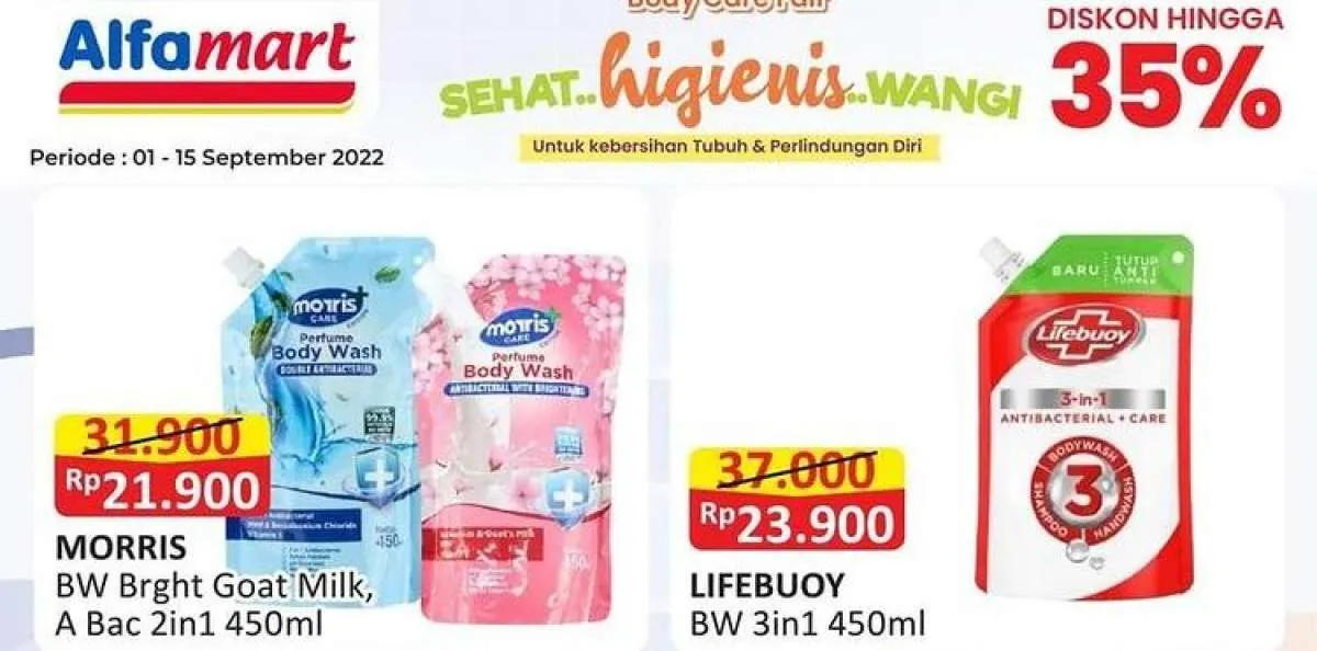 Promo Alfamart Harga Lebih Murah di September 2022, Diskon Sampai 55%
