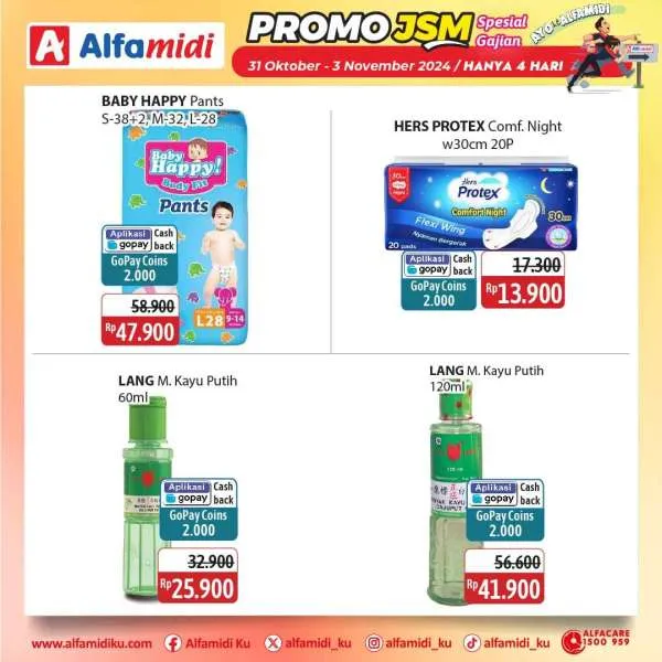 Promo JSM Alfamidi Spesial Gajian Periode 31 Oktober-3 November 2024