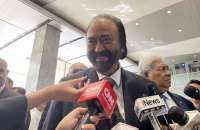 Berbincang Satu Jam dengan Menhan, Surya Paloh Sampaikan Harapan ke Pemerintah