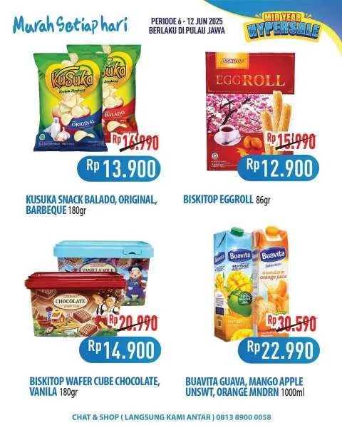 Promo Hypermart Hyper Diskon Weekday Periode 10-12 Juni 2025