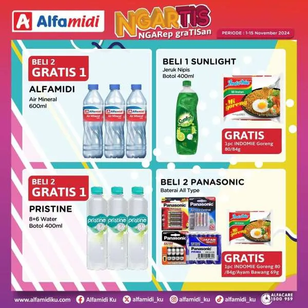 Promo Alfamidi Ngartis (Ngarep Gratisan) Periode 1-15 November 2024